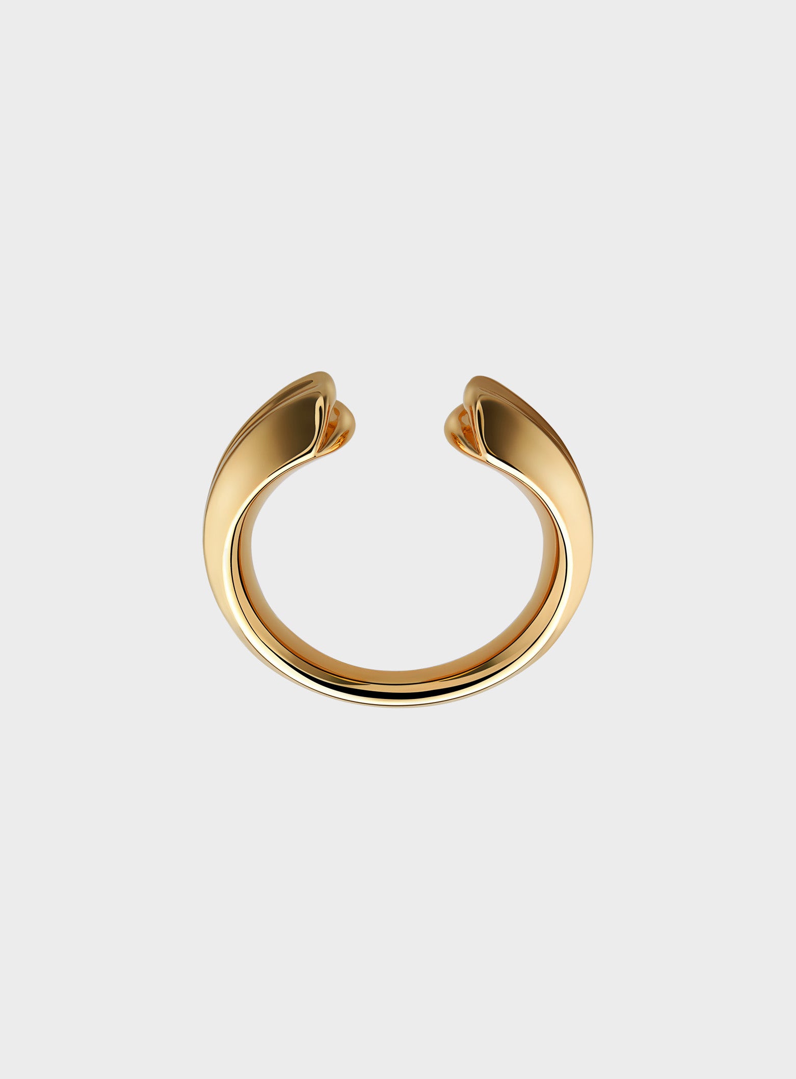 Gold Kiss Small Ring