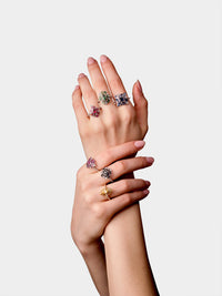 Round Black Sapphires