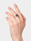 Round Black Sapphires