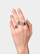 Square Blue Sapphires