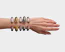 Black Slender Kiss Bangle