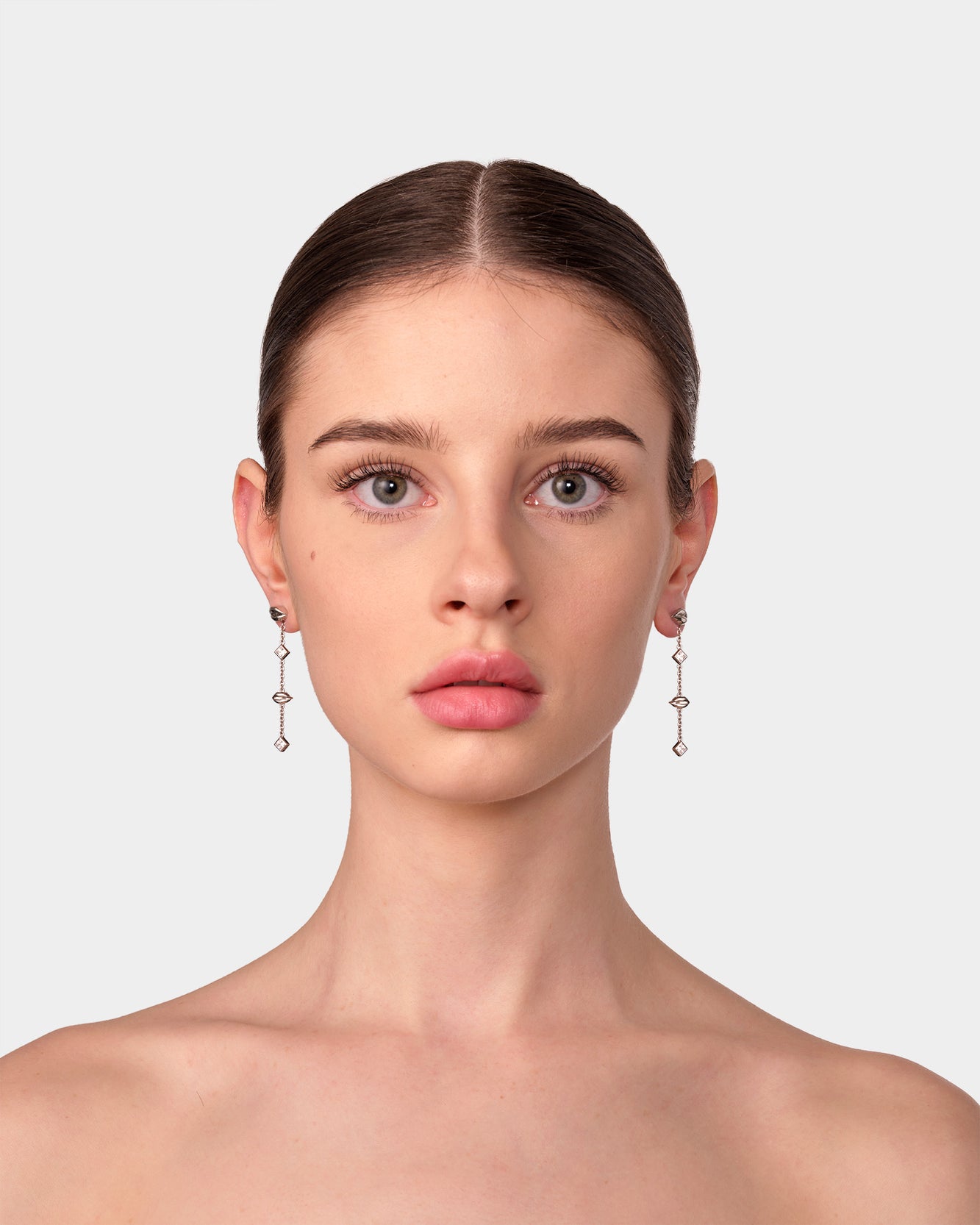 Silver Plated Kiss Drop Earrings