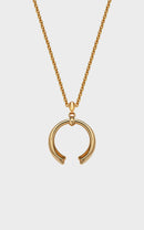 Gold Kiss Pendants