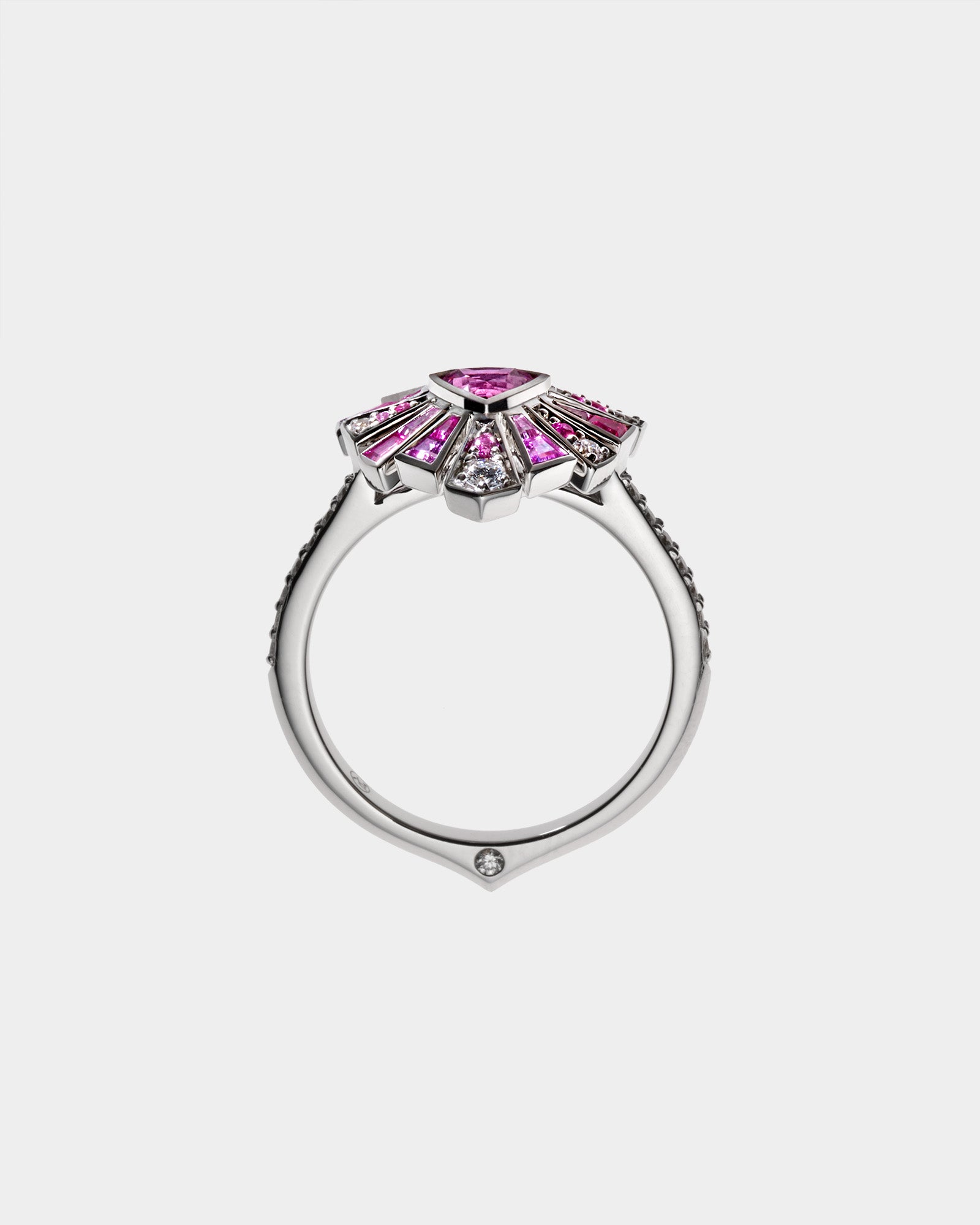Trillion Pink Sapphires